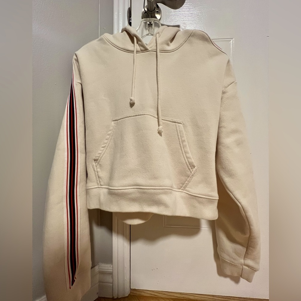 Aritzia TNA Cropped Fleece Hoodie